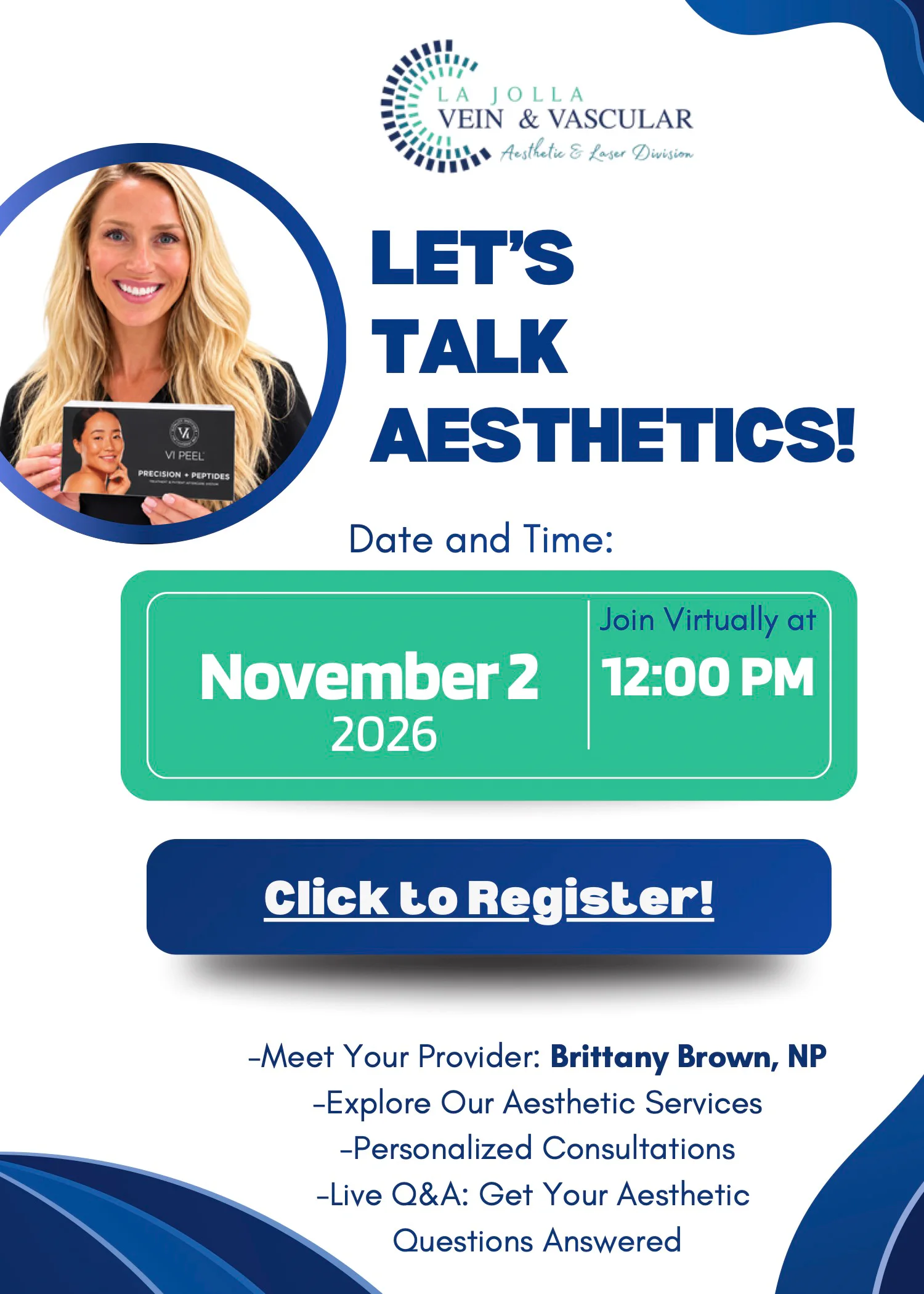 11.2.2026 let's talk aesthetics! Flyer
